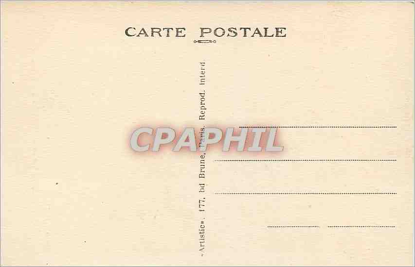 CPA Le Morvan Pittoresque Vallee du Chalaux Le cro Thibard  — Rückseite