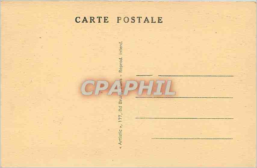 CPA Le Morvan Pittoresque Chateau de Chastellux Yonne  — Back