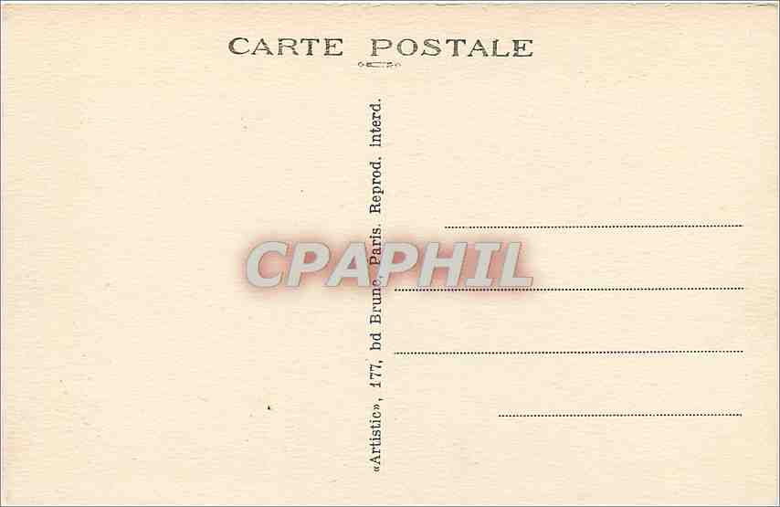 CPA Le Morvan Pittoresque Chastellux Yonne Un joli coin de la Cure avec vue sur le Chateau  — Back