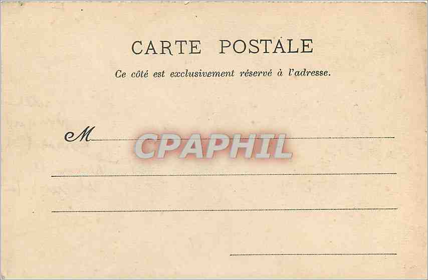 CPA Basilique de Notre Dame de Lourdes et Saint Michel  — Verso