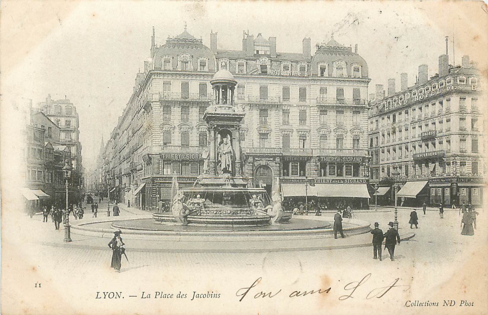 CPA Lyon La Place des Jacobins 