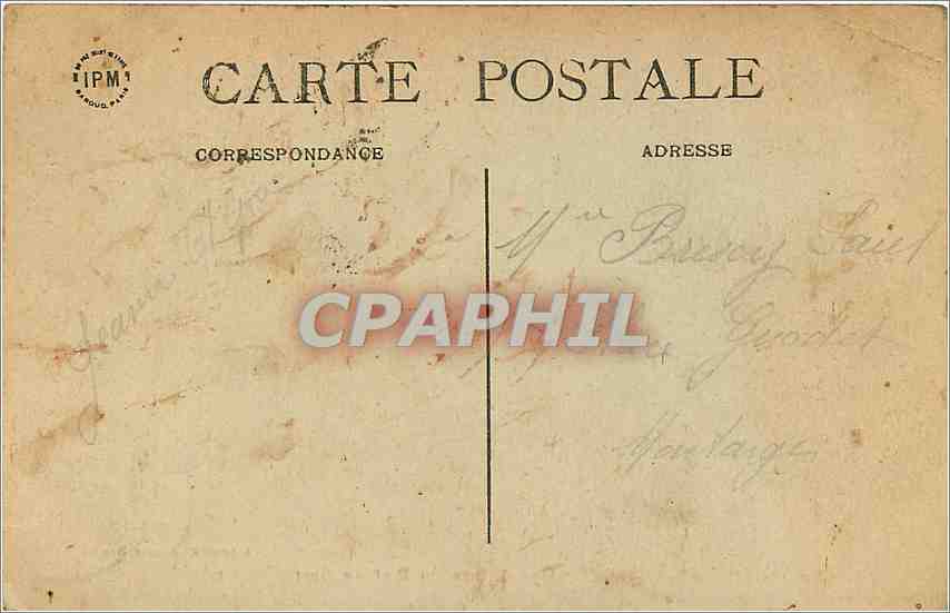 CPA Brest Les Ateliers du Port de Guerre Bateau — Rückseite