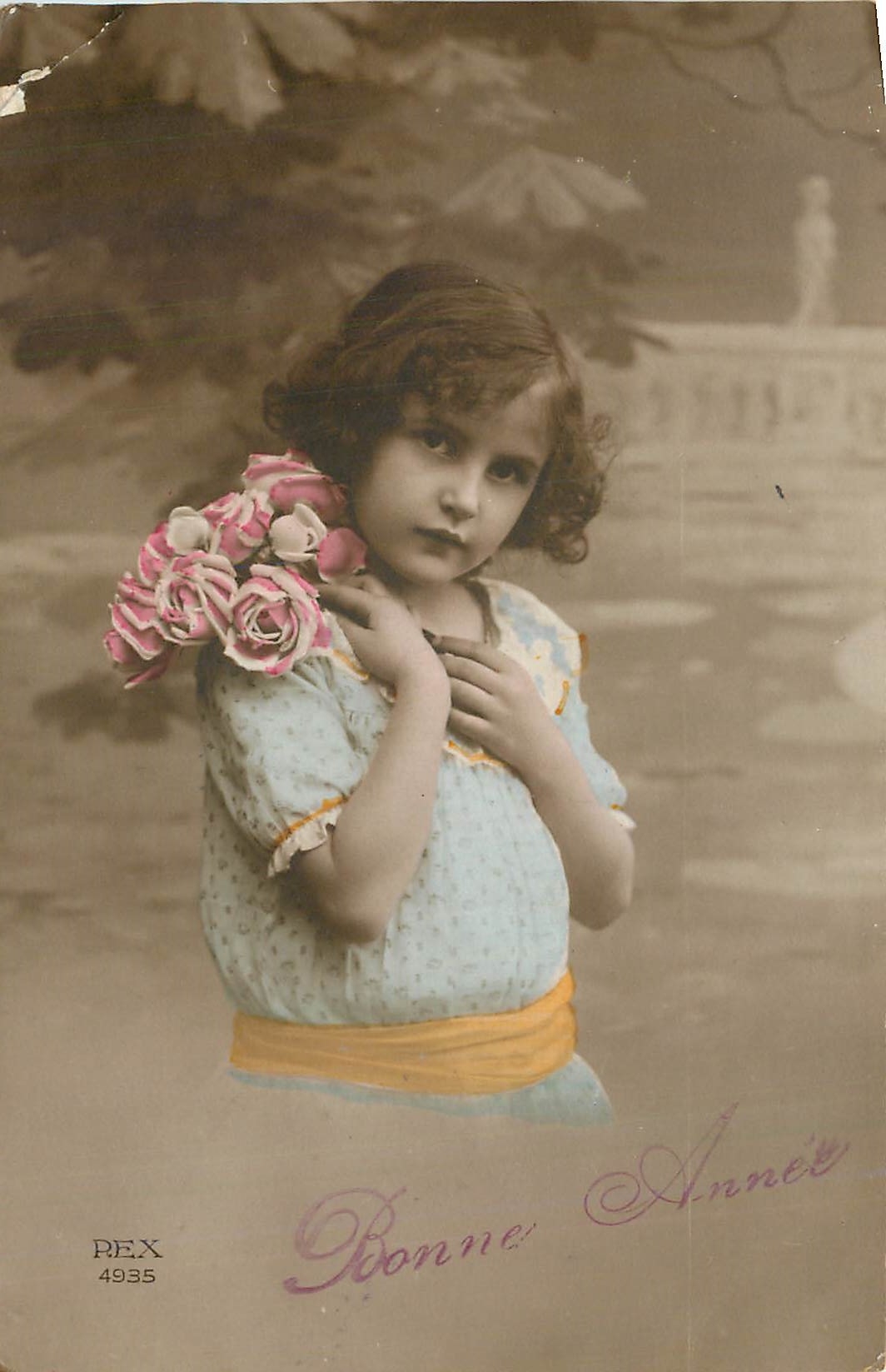 CPA Bonne Annee Enfant