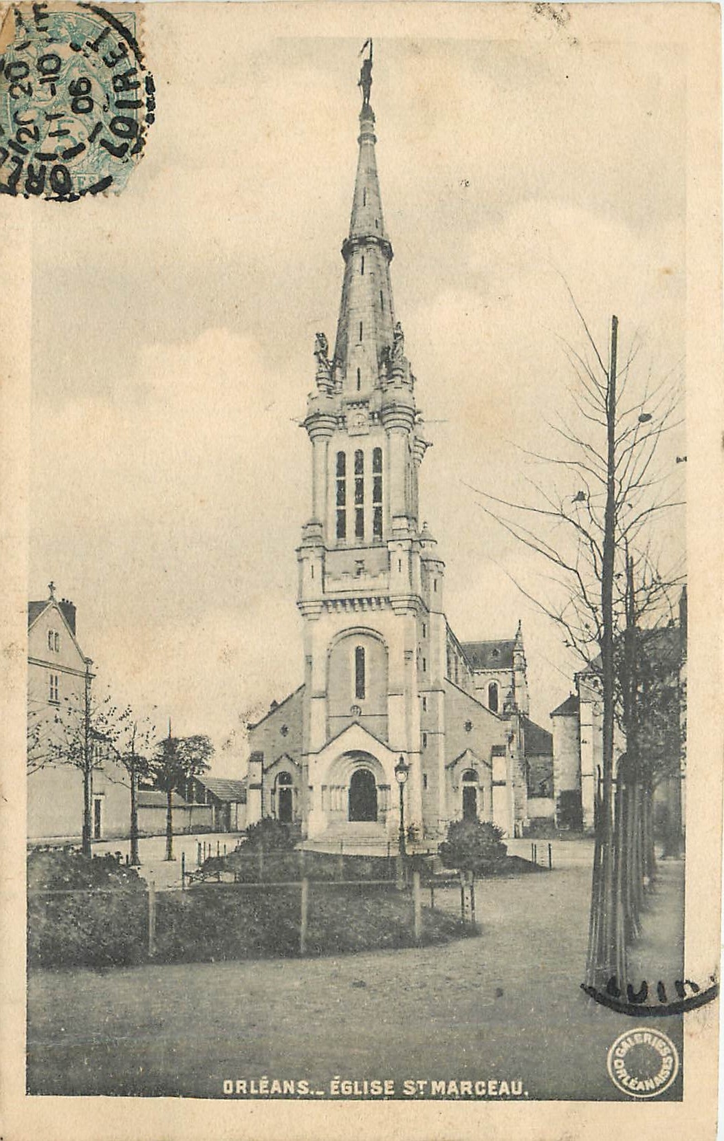 CPA Orleans Eglise St Marceau 