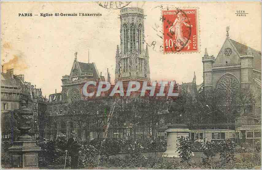 CPA Paris Eglise St Germain l'Auxerrois 