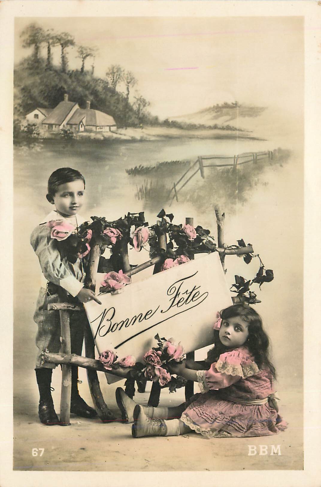 CPA Bonne Fete Enfants