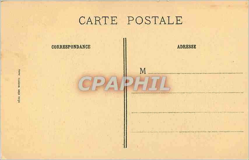 CPA Fragonard Jardins de la Villa d'Este  — Verso