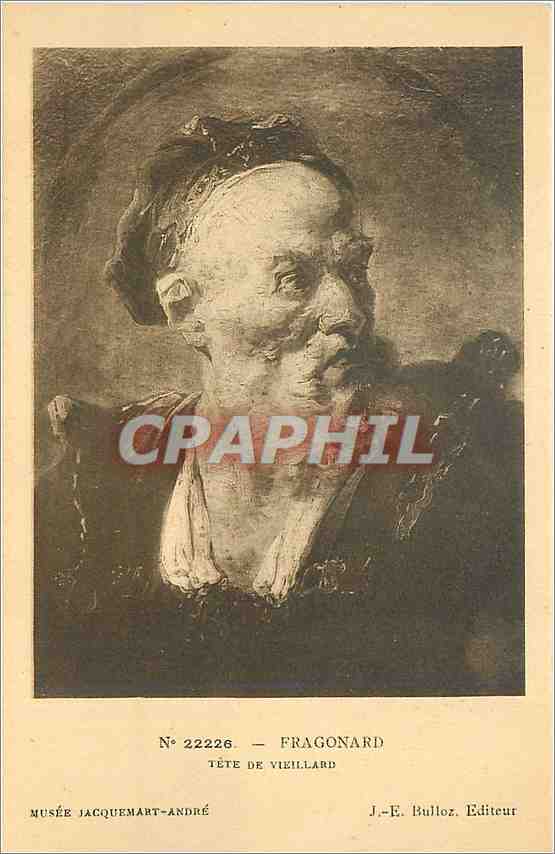 CPA Fragonard Tete de Vieillard Musee Jacquemart Andre 
