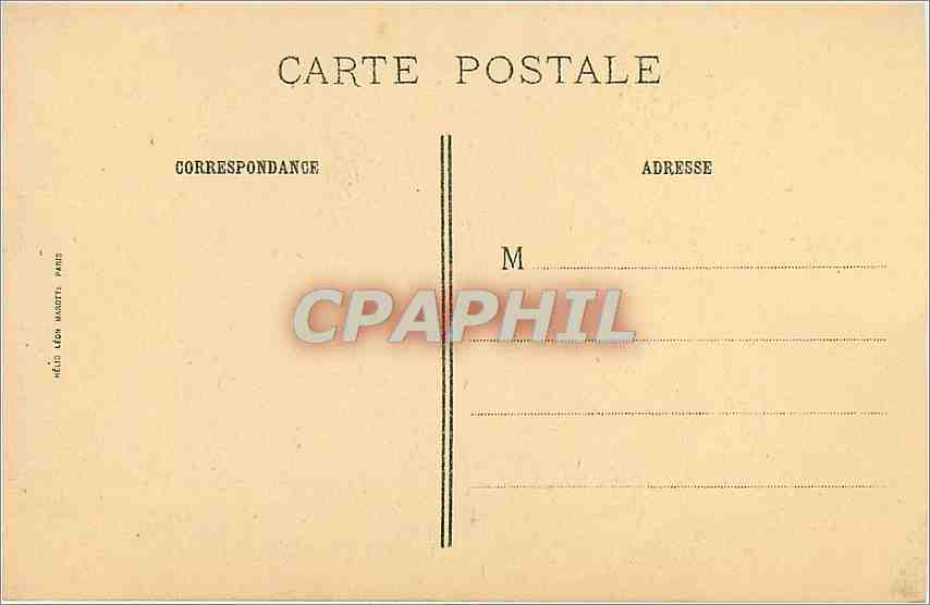 CPA Fragonard Tete de Vieillard Musee Jacquemart Andre  — Back