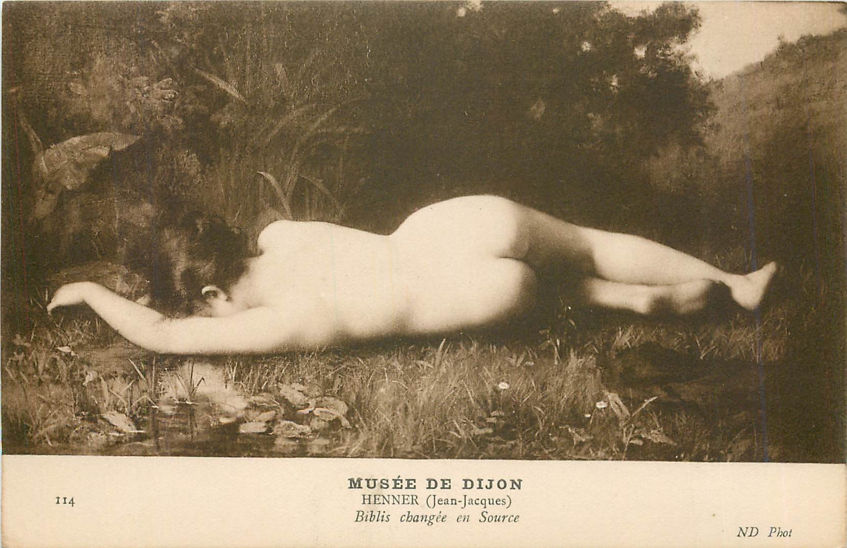 CPA Musee de Dijon Henner Jean Jacques 