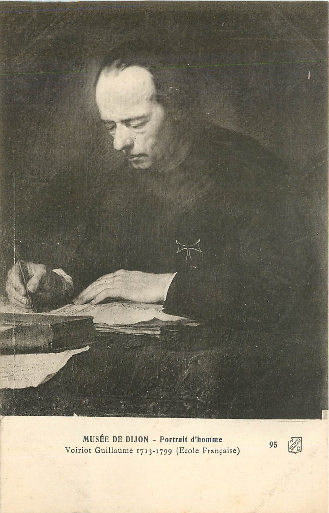 CPA Musee de Dijon Portail d'Homme Voiriot Guillaume 