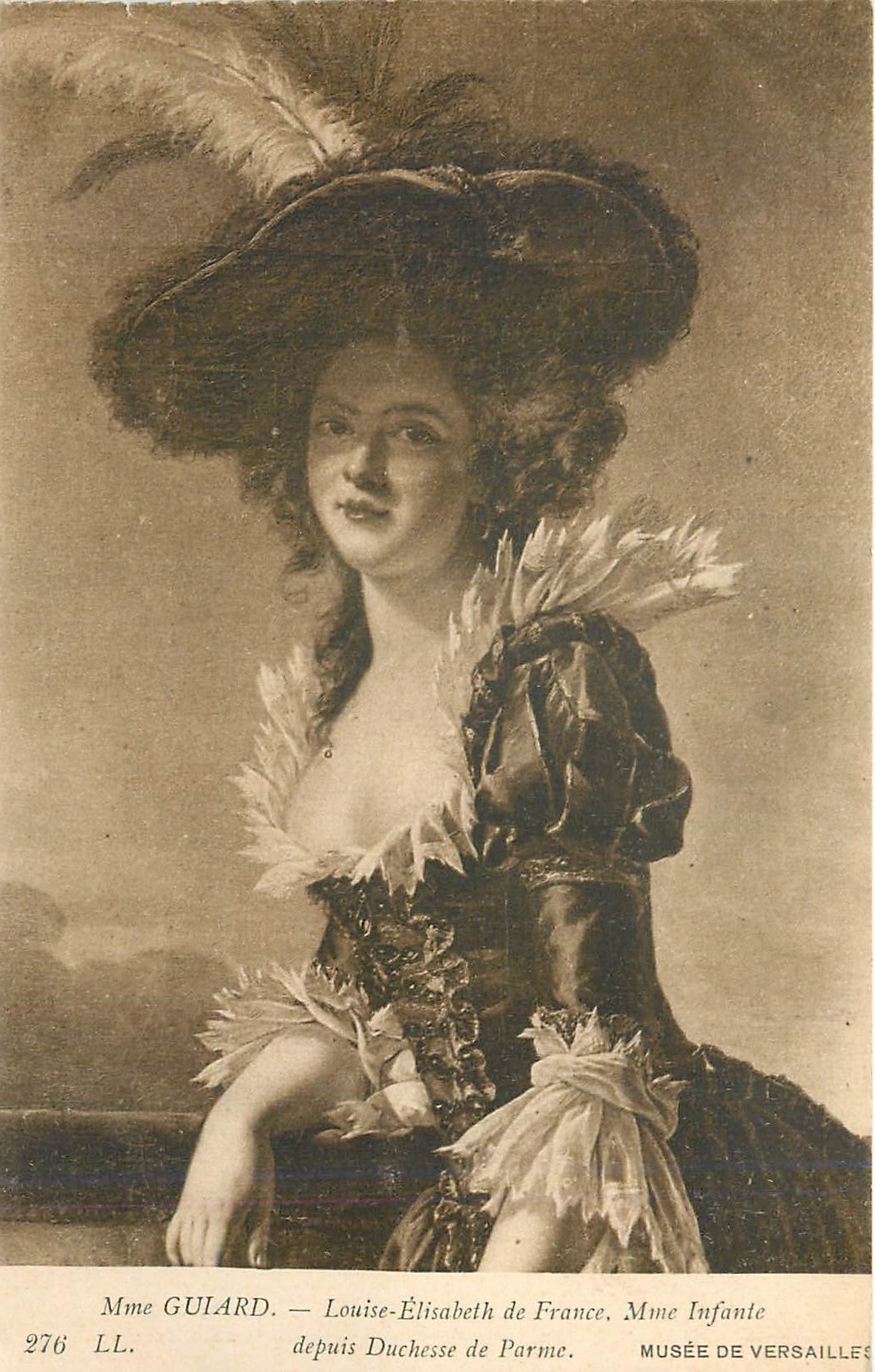 CPA Mme Guiard Louise Elizabeth de France Mme Infante depuis Duchesse de Parme 