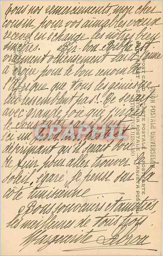 CPA Gros Le General Bonaparte a Arcole  — Verso