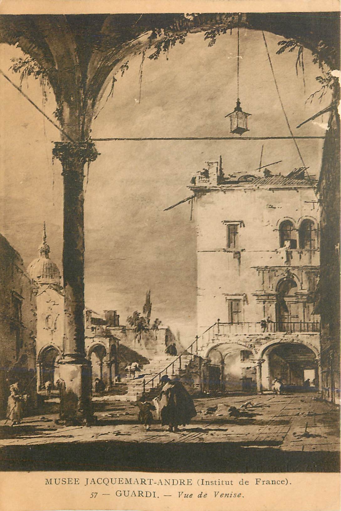 CPA Musee Jacquemart Andre Guardi Vue de Venise 