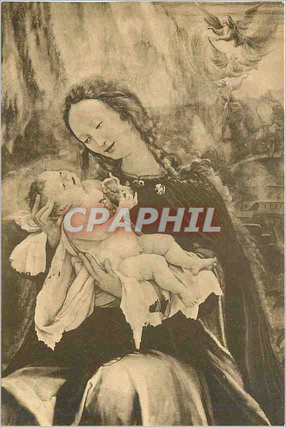 CPA Musee de Colmar La Nativite du Seigneur Mathias Grunewald 