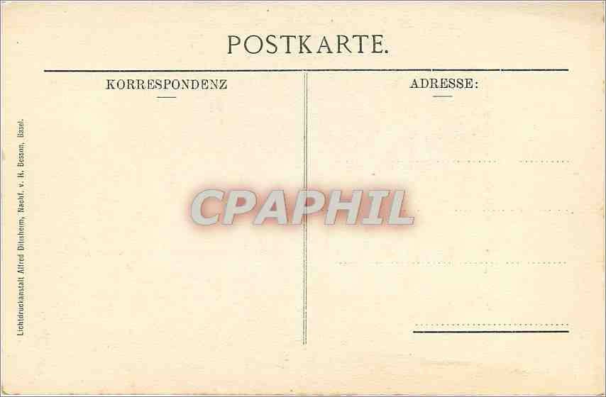 CPA Anton Graff Bildnis der Gattin des Kunstiers  — Verso