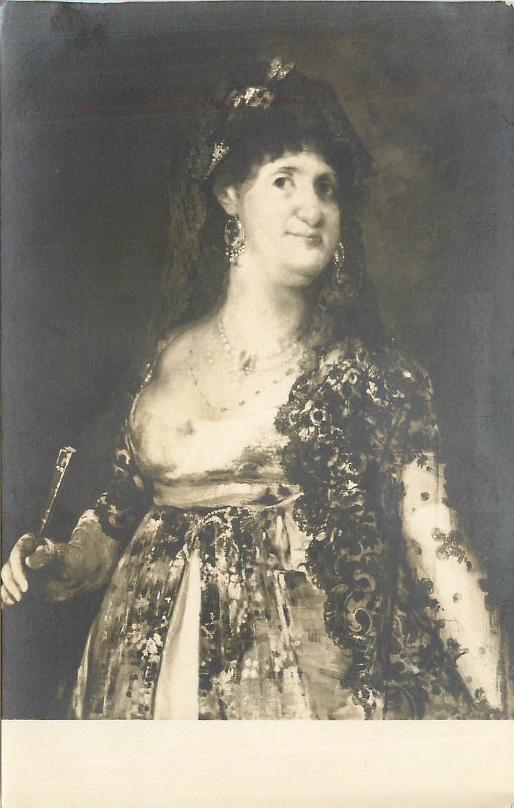 CPA Amtliche Veroffentlichung der Bayer Staats Gemalde Sammlungen Goya Maria Luisa 