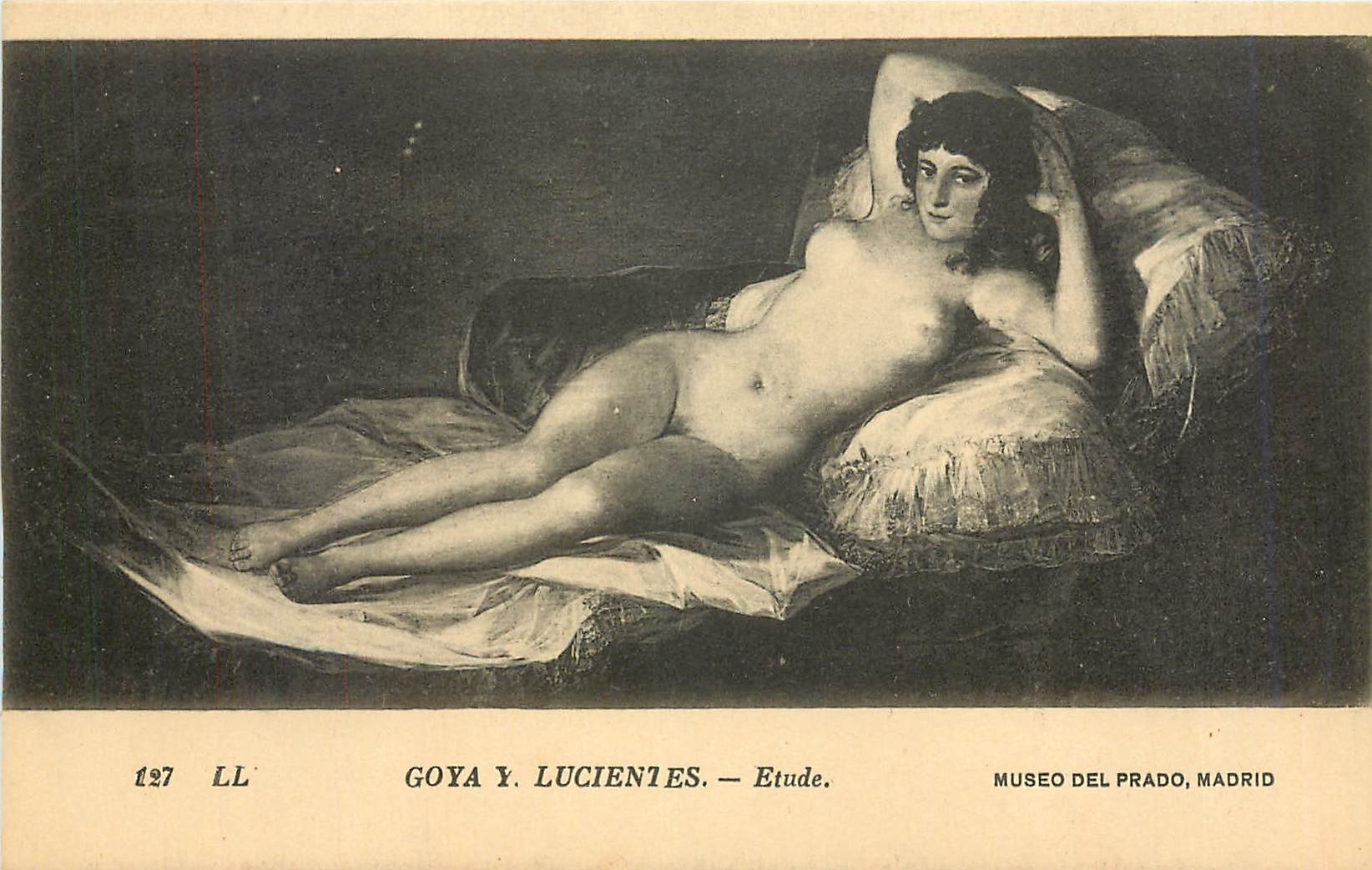 CPA Goya Y Lucientes Etude Museo del Prado Madrid 