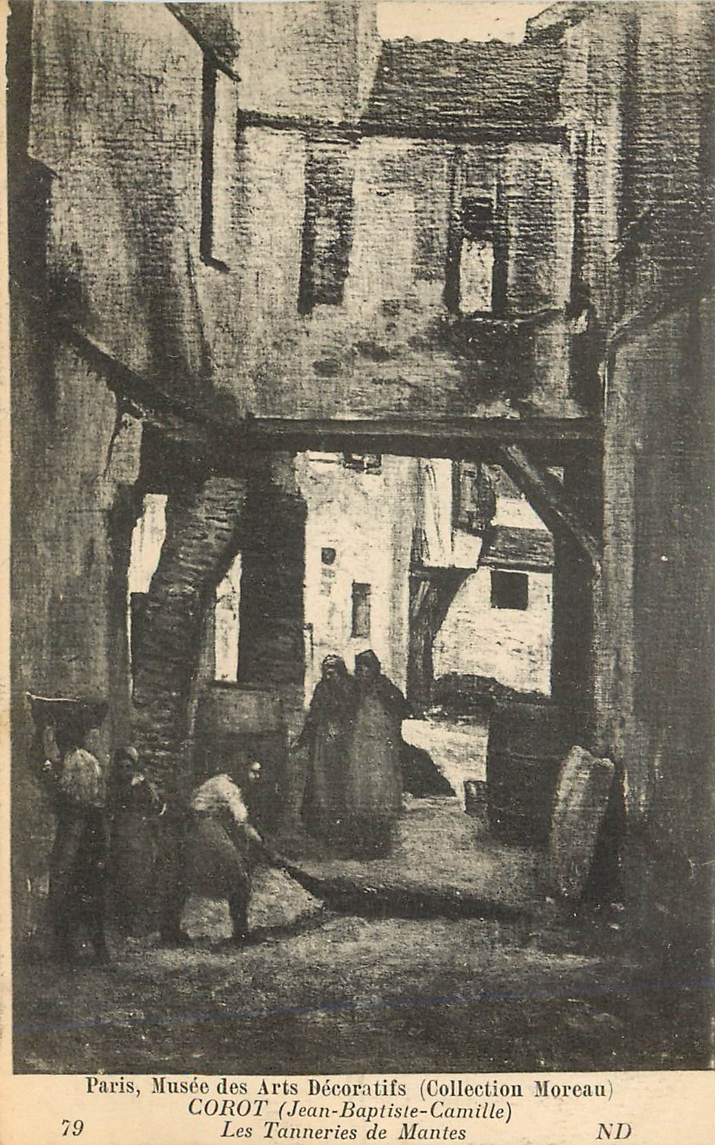 CPA Paris Musee des Arts Decoratifs Corot Les Tanneries de Mantes 