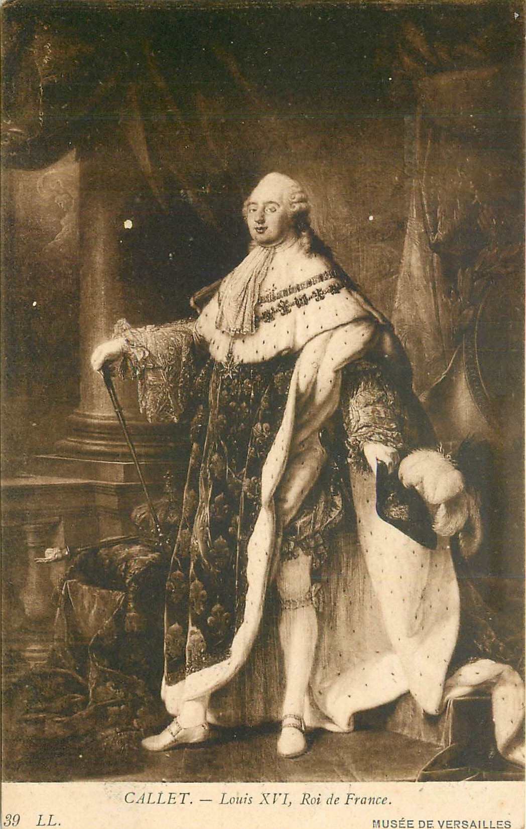 CPA Callet Louis XVI Roi de France 