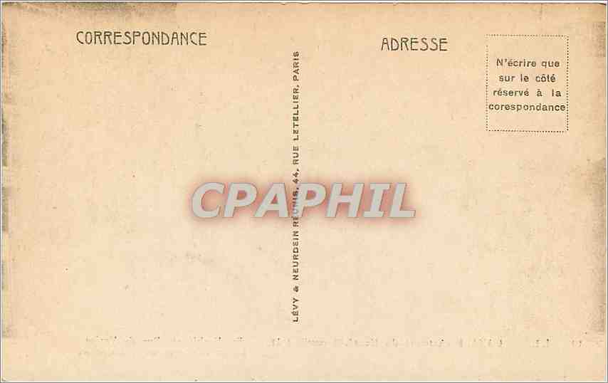 CPA Canale Antonio dit Canadelli Ec Venitienne Rue de Venise Musee de Longchamp Marseille  — Verso