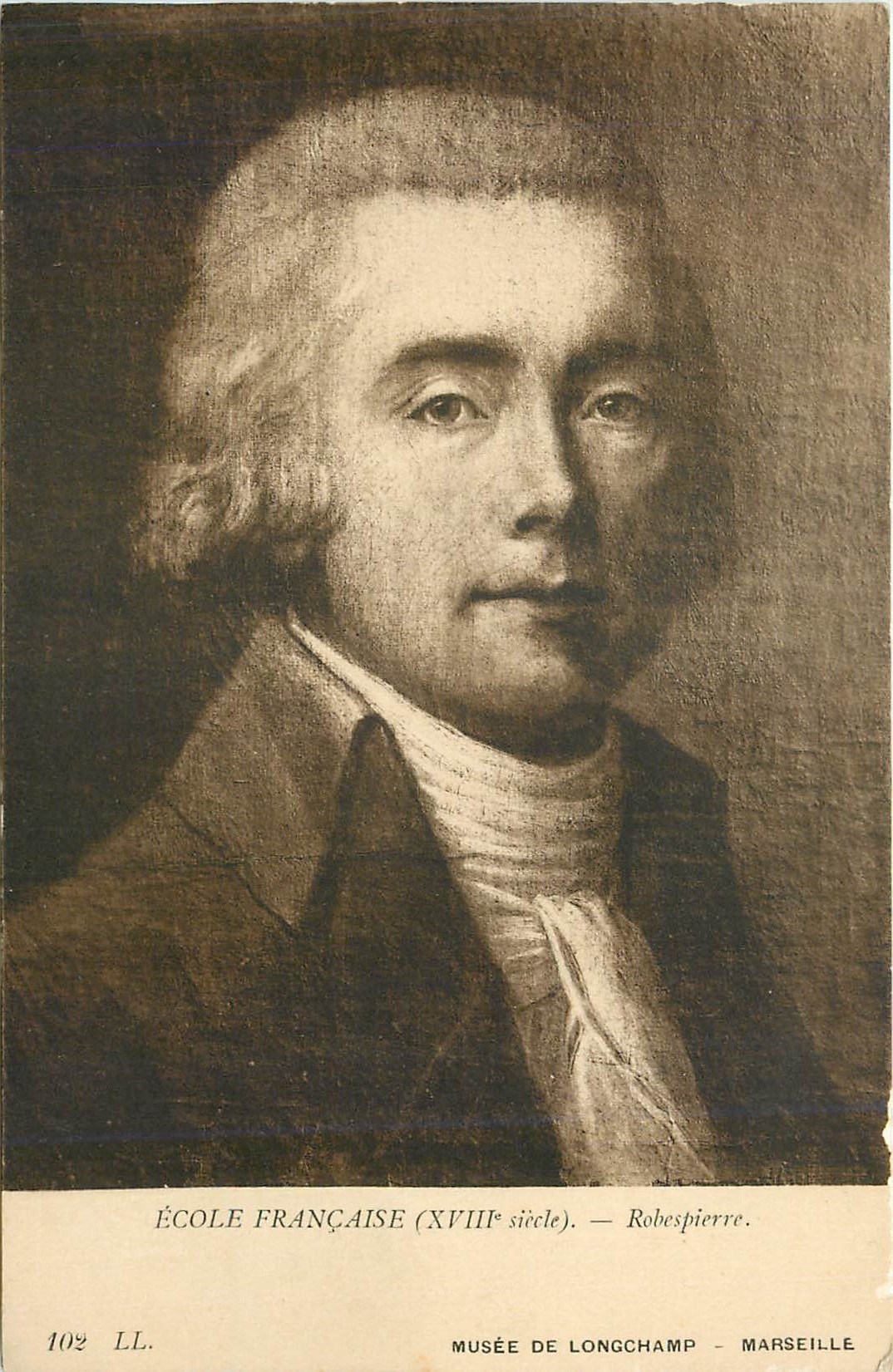 CPA Ecole Francaise Robespierre Musee de Longchamp Marseille 