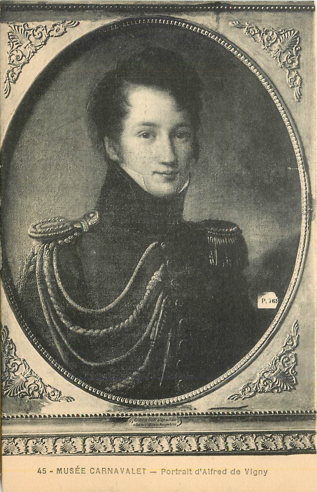CPA Musee Carnavalet Portrait d'Alfred de Vigny 