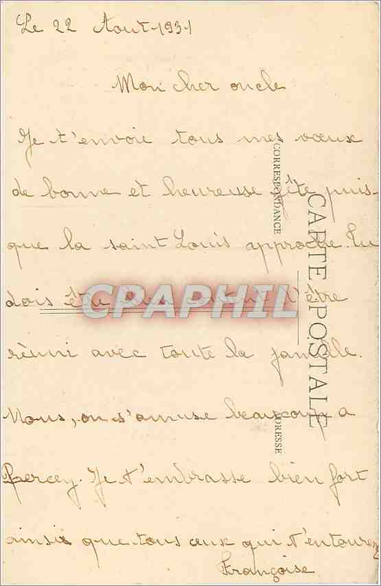 CPA Musee de Dijon Edzard Ier Comte de Frise Amberger  — Verso