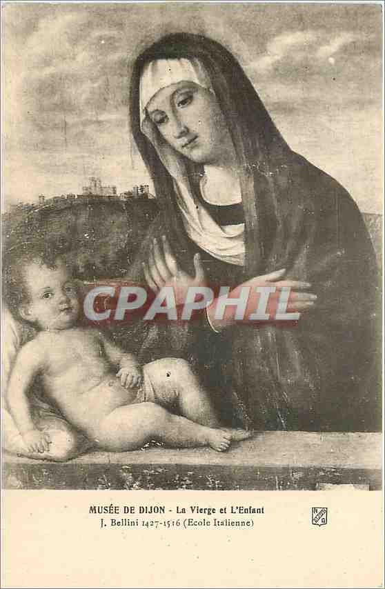 CPA Musee de Dijon La Vierge et l'Enfant 