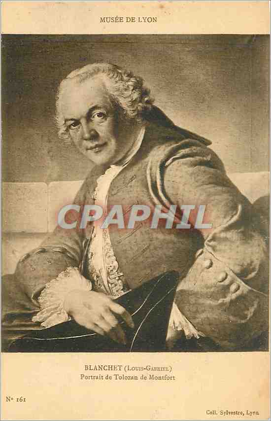 CPA Musee de Lyon Blanchet Louis Gabriel Portrait de Tolozan de Montfort 
