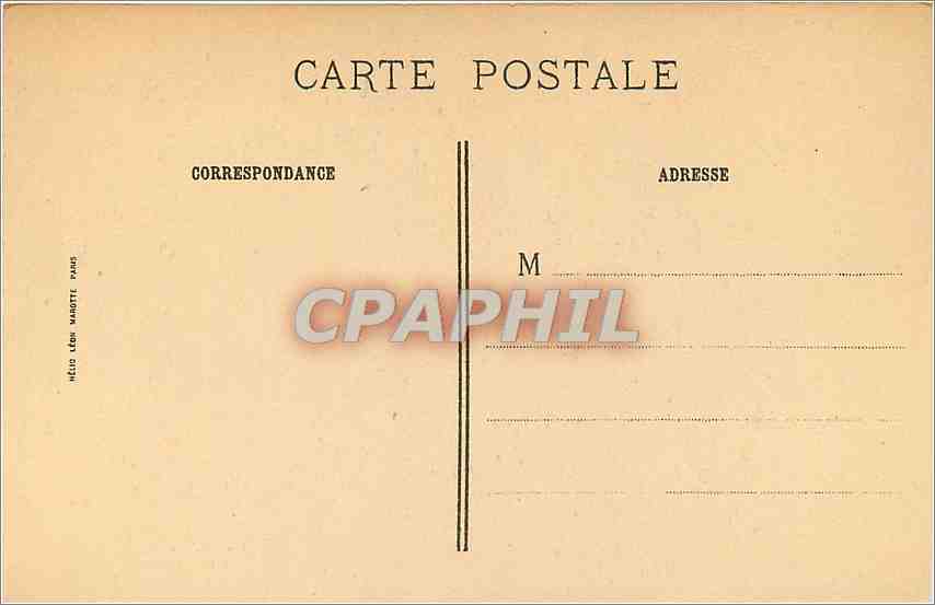 CPA Boilly l'Estrade Ville de Paris Musee Cognacq Jay  — Rückseite