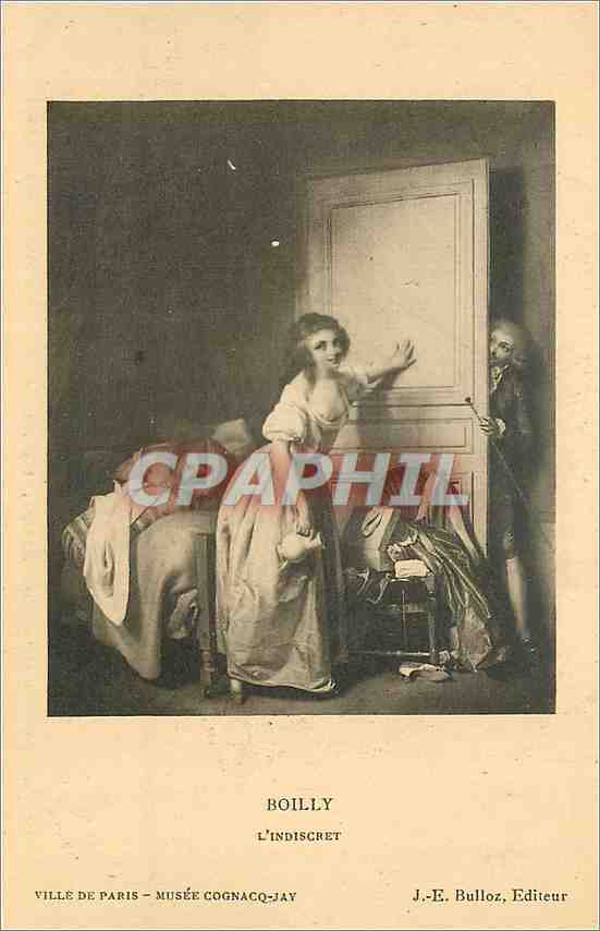 CPA Boilly L'Indiscret Ville de Paris Musee Congnacq Jay 