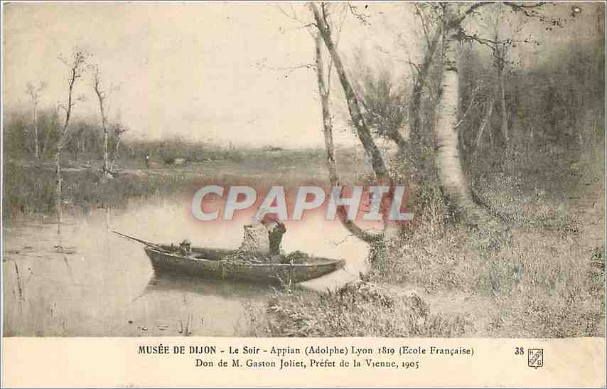 CPA Musee de Dijon Le Soir Appian Adolphe Lyon 