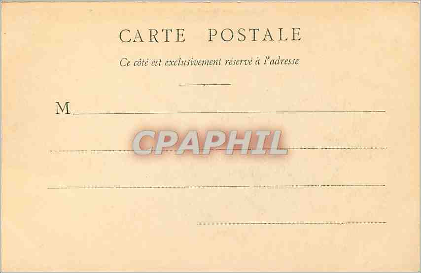 CPA Jean sans Peur  — Verso