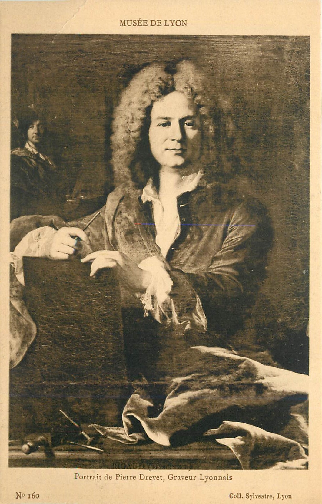 Portrait de Pierre Dreyet, Graveur Lyonnais — Musée de Lyon — Sylvestre, Lyon, n° 160