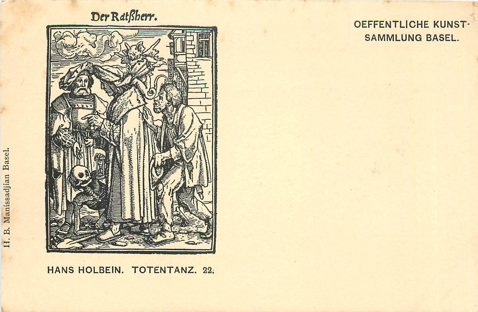 CPA Der Ratssherr Hans Holbein Totentanz 