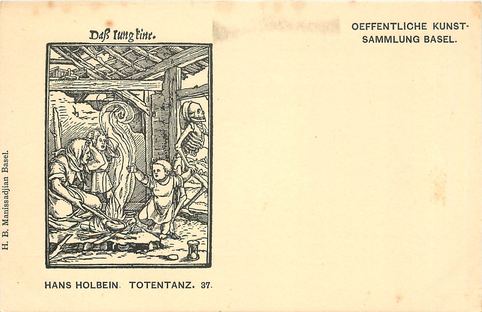 CPA Hans Holbein Totentanz 