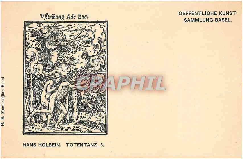 CPA Vsstribung Ade Eue Hans Holbein Totentanz 