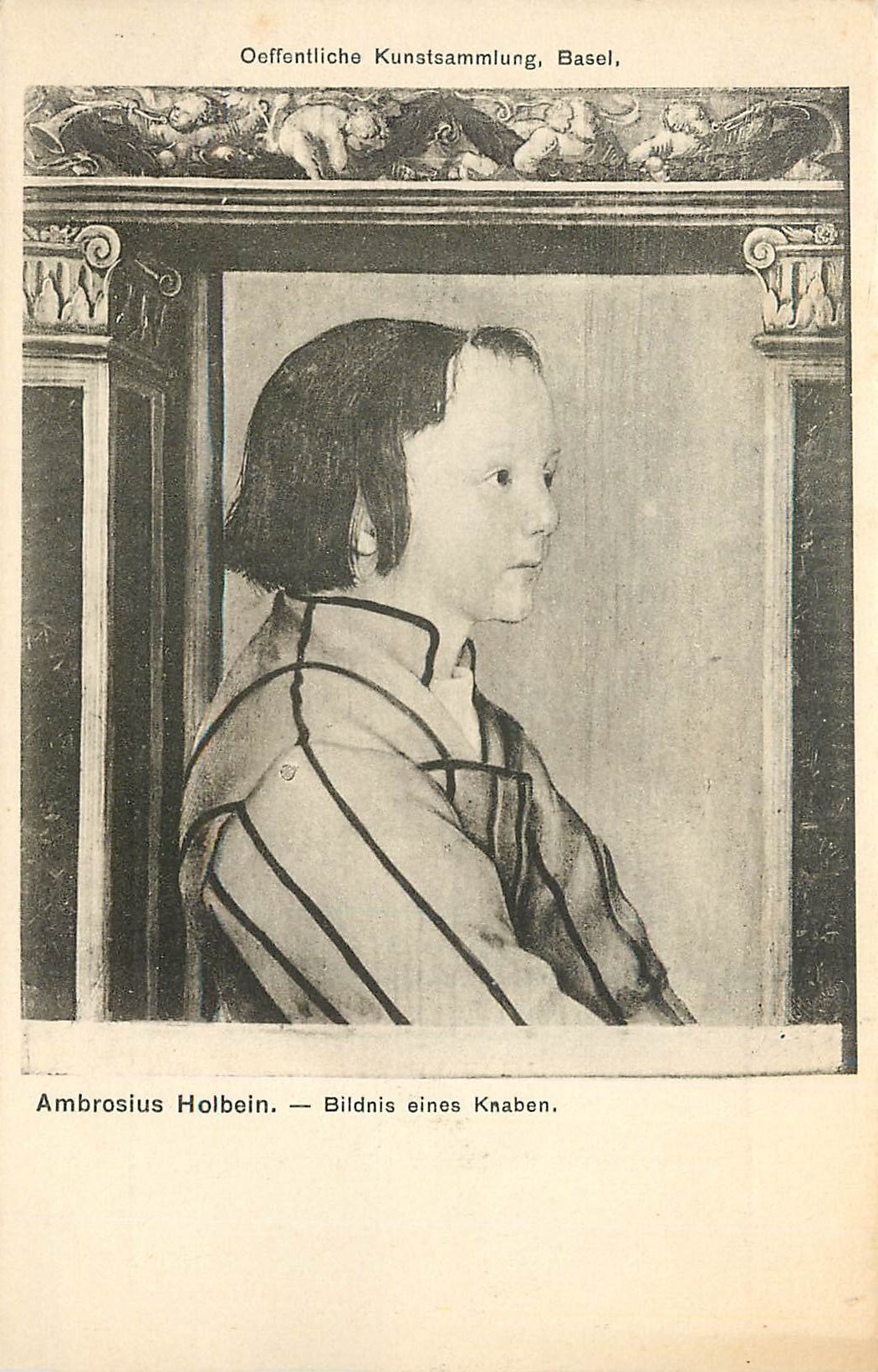 CPA Ambrosius Holbein Bildnis eines Knaben 