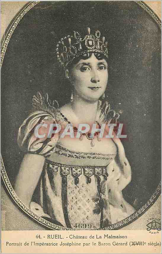 CPA Rueil Chateau de la Malmaison Portrait de l'Imperatrice Josephine par le Baron Gerard 