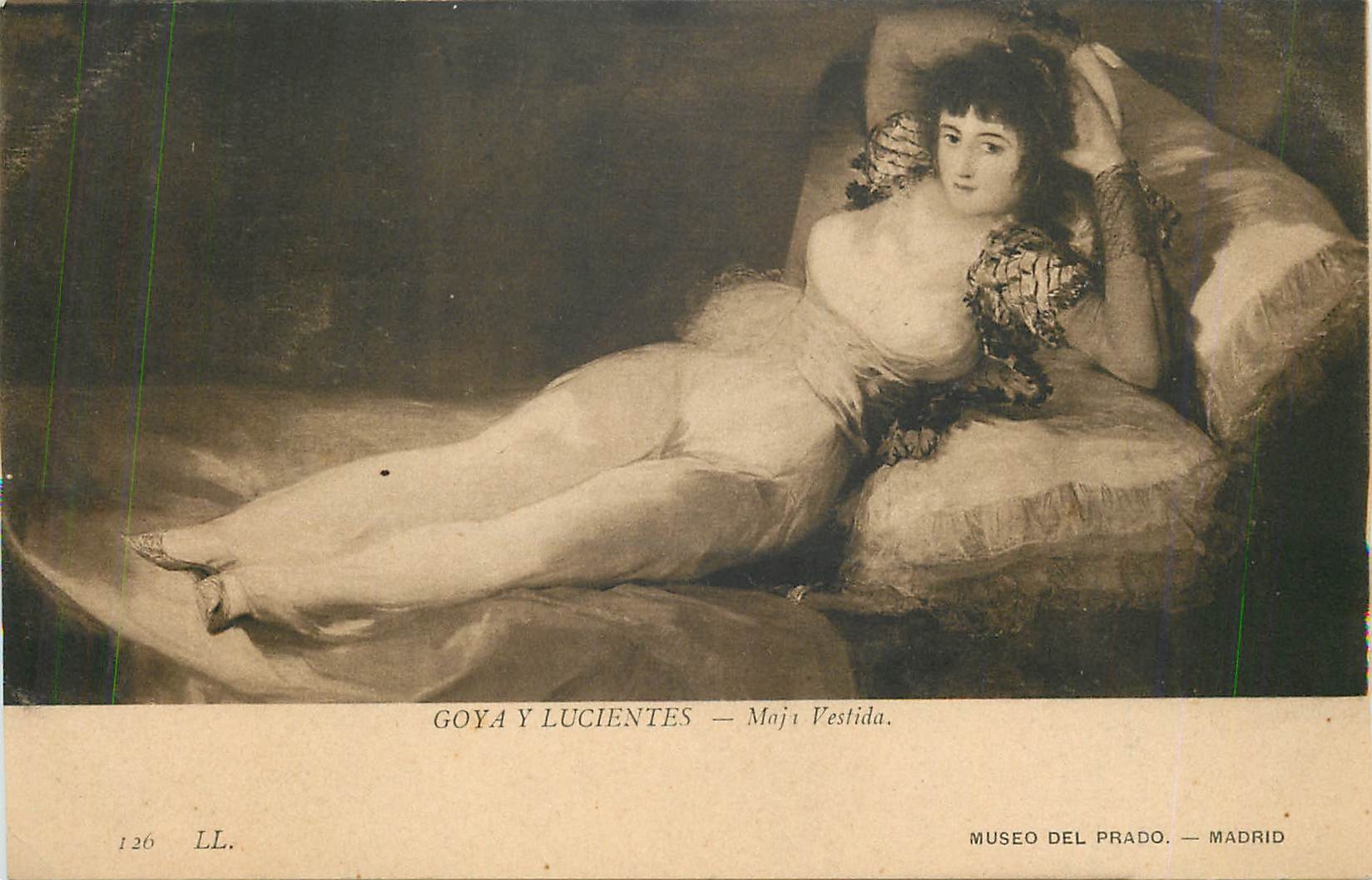 CPA Goya Y Lucientes Maja Vestida Museo de Prado Madrid 
