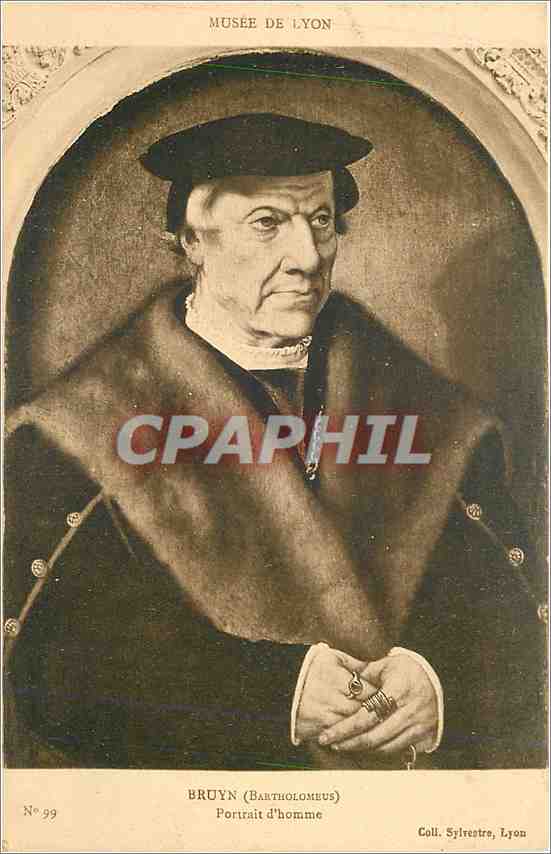 CPA Musee de Lyon Bruyn Bartholomeus Portrait d'Homme 