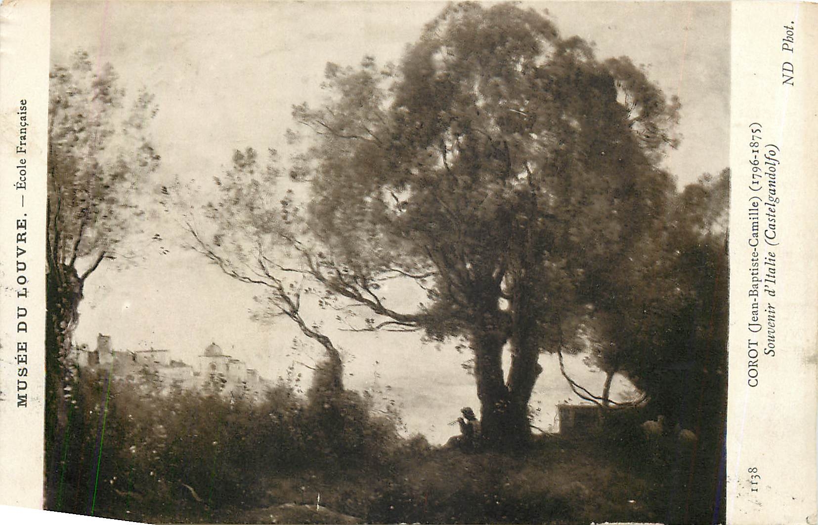 CPA Musee du Louvre Ecole Francaise Corot Jean Baptiste Camille 