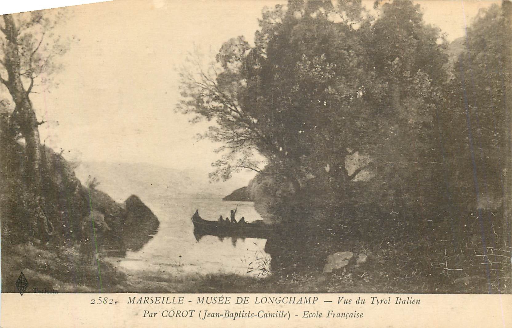CPA Marseille Musee de Longchamp Vue du Tyrol Italien 