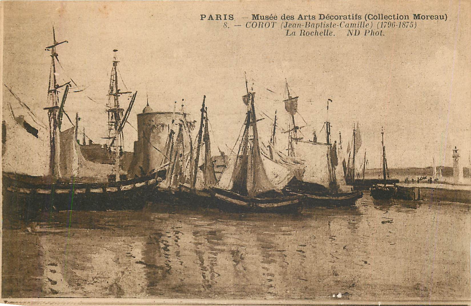 CPA Paris Musee des Arts Decoratifs Corot La Rochelle 