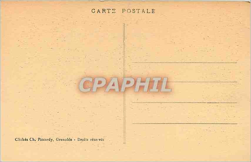 CPA Musee de Grenoble Corot  — Verso