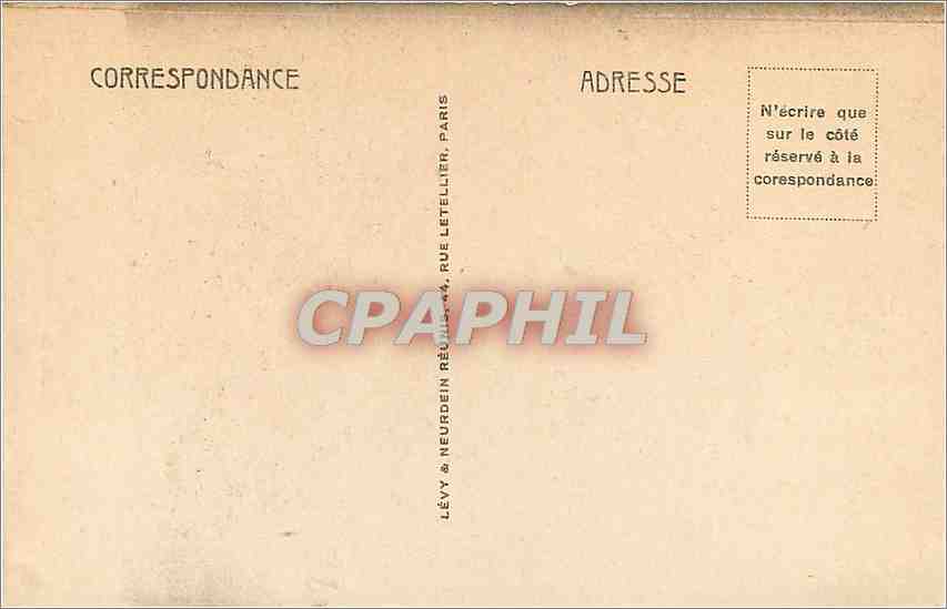 CPA Corot Le Bouleau Musee de Longchamp Marseille  — Rückseite