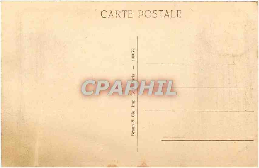 CPA Musee du Louvre Chasseriau La Pere Lacordaire  — Verso