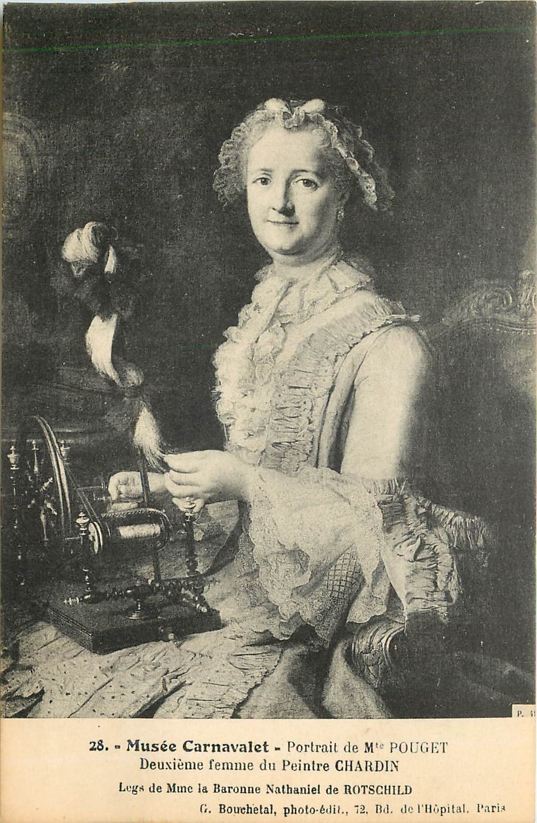 CPA Musee Carnavalet Portrait de Mme Pouguet 