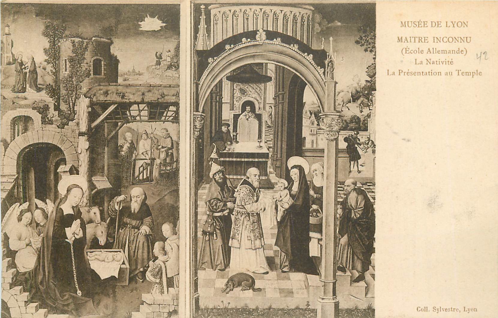 CPA Musee de Lyon Maitre Inconnu La Nativite 